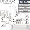 Bristan Monza Kitchen Sink Mixer Tap Spares